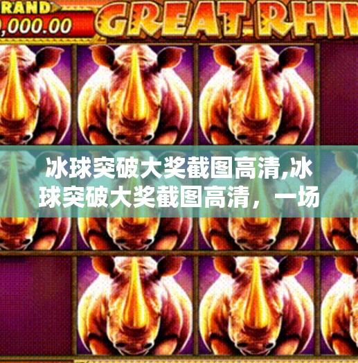 冰球突破大奖截图高清,冰球突破大奖截图高清，一场虚拟与现实交织的财富狂欢？